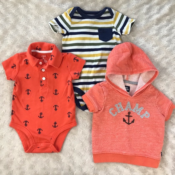 Carter's Other - Baby Boy Summer Shirts Bundle 6 Months Carter’s